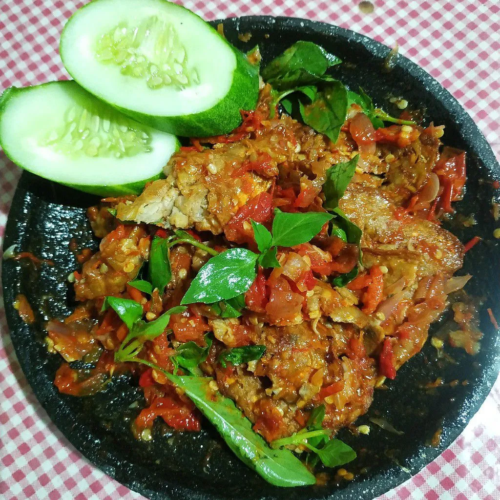 Sambal Tempe Penyet Kemangi