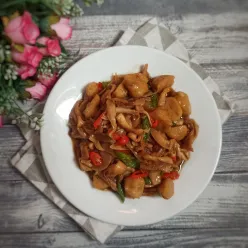 Tumis Jamur Tiram Pentol