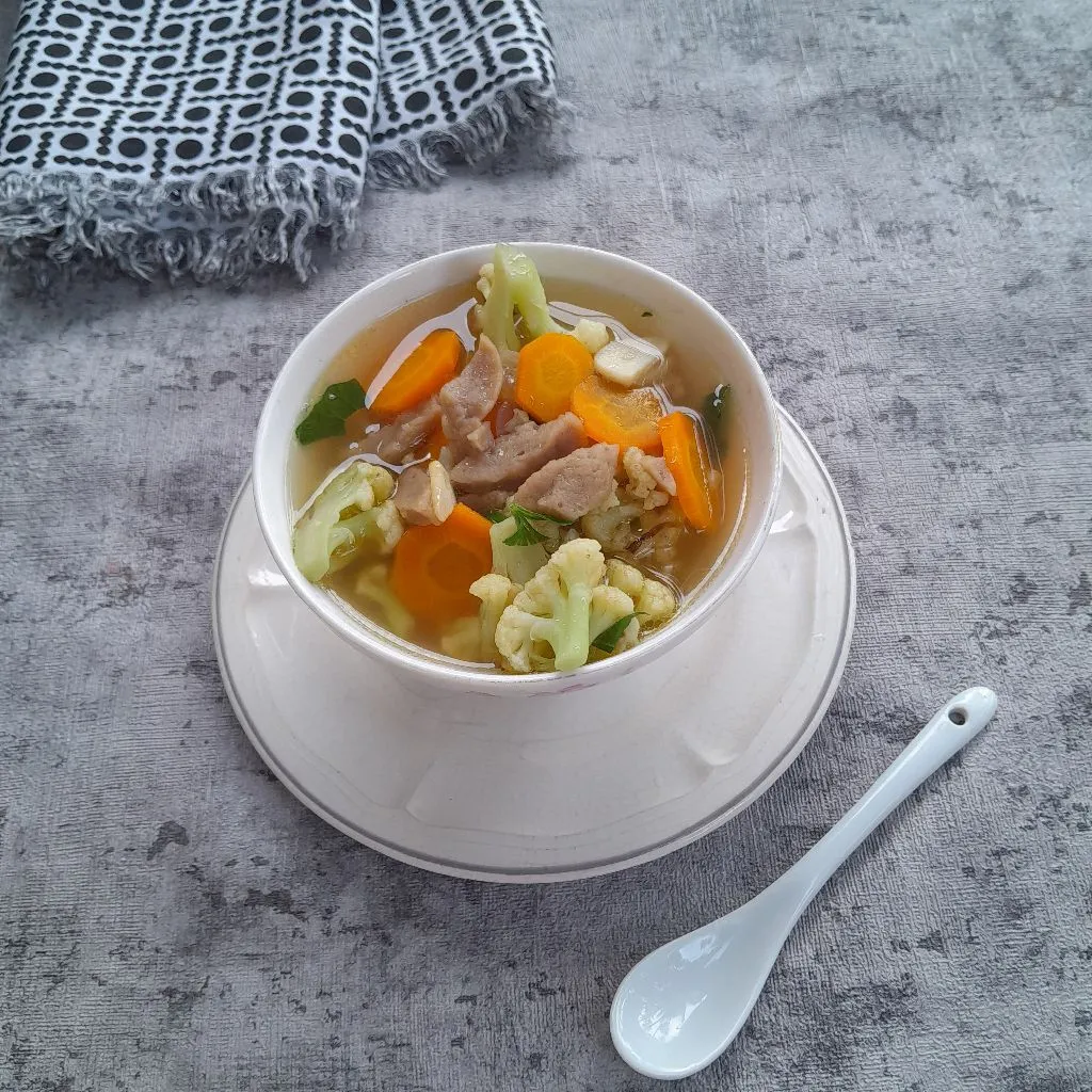 Sop Bakso Sapi Sayur