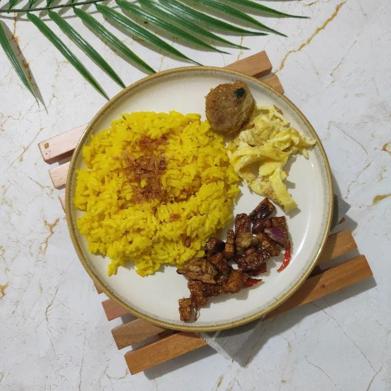 Nasi Kuning Bubuk Krimer