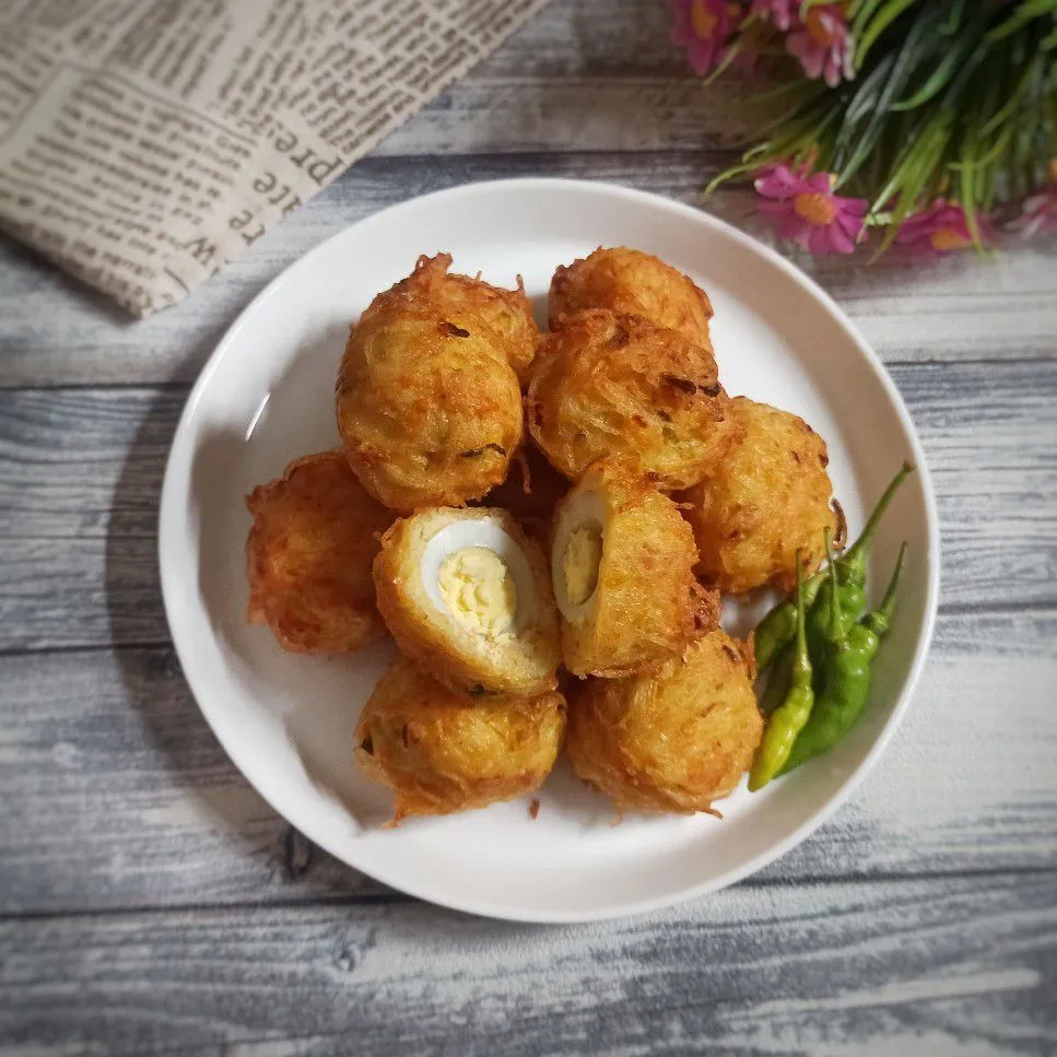 Bakso Goreng Ayam Bihun