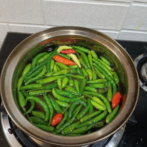 Ini setelah mendidih.