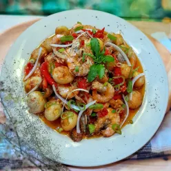 Udang Telur Puyuh Cabe Merah