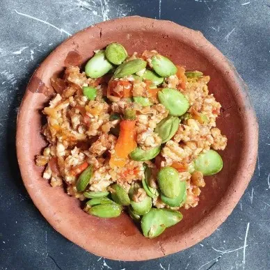 sambal tempe petai