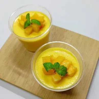 puding mangga kelapa