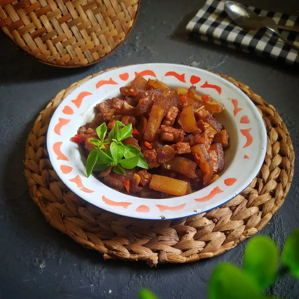 Oseng Kecap Cecek Sapi & Tempe
