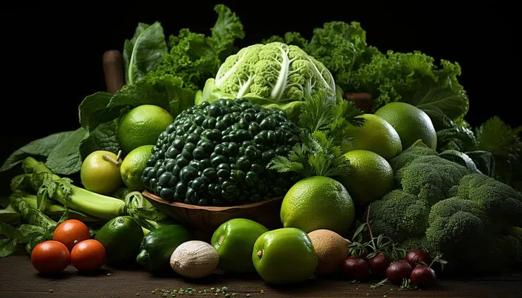 Ilustrasi sayuran hijau