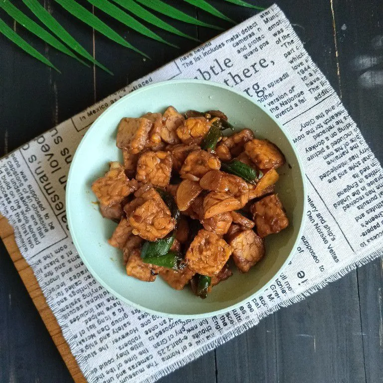 Oseng Tempe Dadu Cabe Hijau