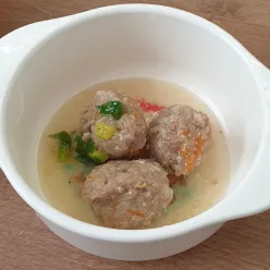 Bakso Daging Wortel (mpasi 9+)