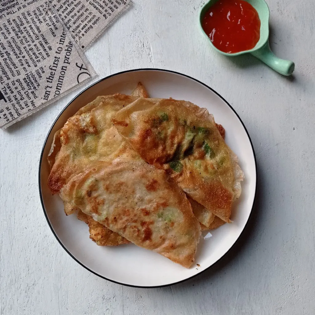 Martabak Telur Daun Bawang Ayam