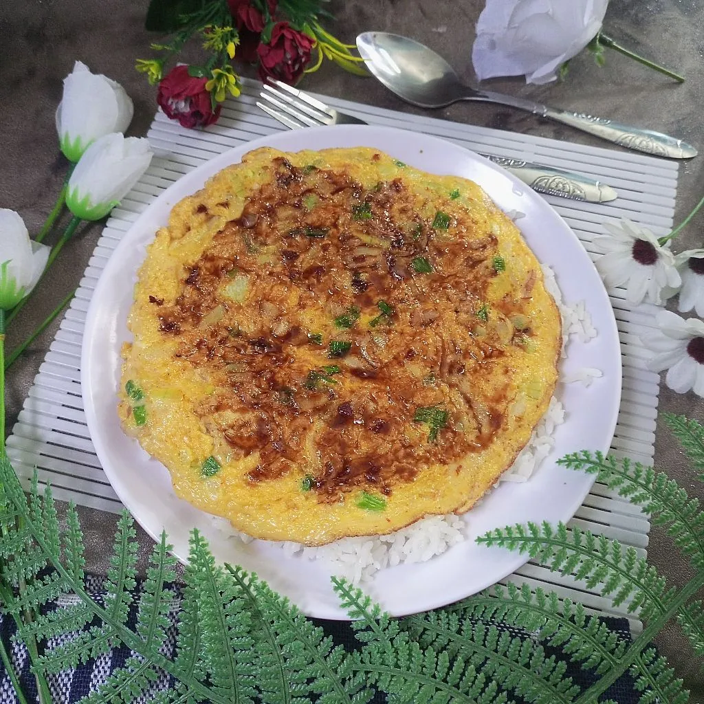 Nasi Telur Bombay Saos