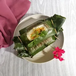 Nasi Bakar Ayam Jamur