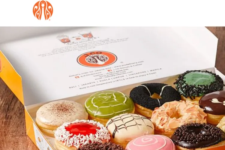 Ilustrasi donat Jco