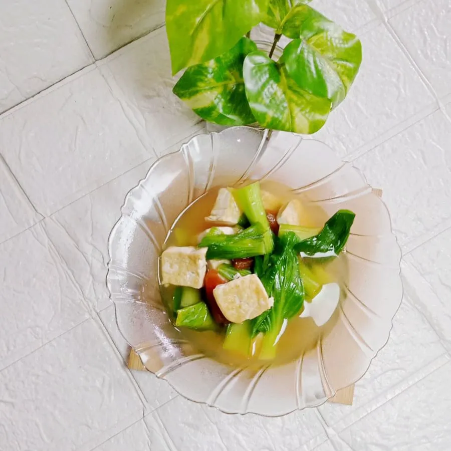 Sayur Pakcoy Tahu