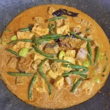 Masak hingga matang, cicipi rasanya.