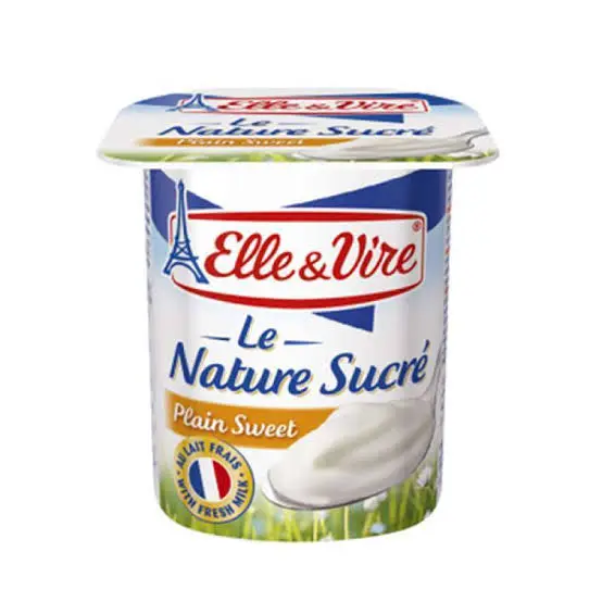 merk yogurt untuk diet Elle & Vire Plain Unsweetened