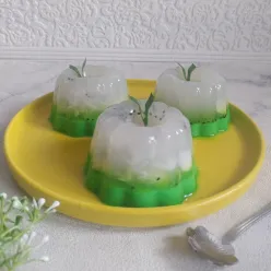 Puding Santan Kelapa Muda