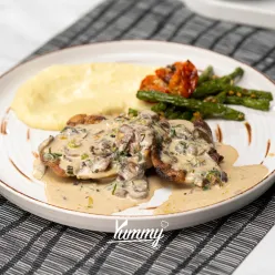 Garlic Butter Miso and Mushroom
