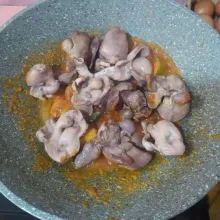 Masukkan ati ampela.