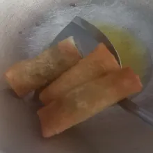 Angkat dan tiriskan.