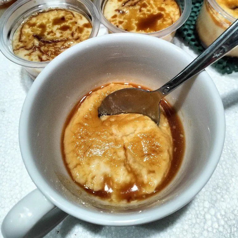 Puding Caramel Roti Tawar