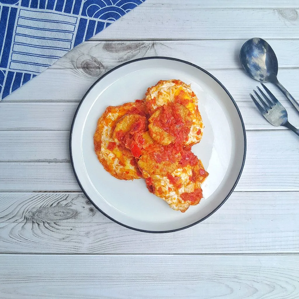 Balado Telur Mata Sapi Jengkol