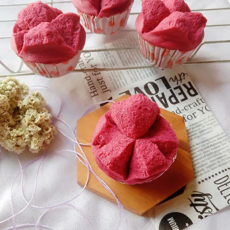 Bolu Kukus Mekar Red Velvet