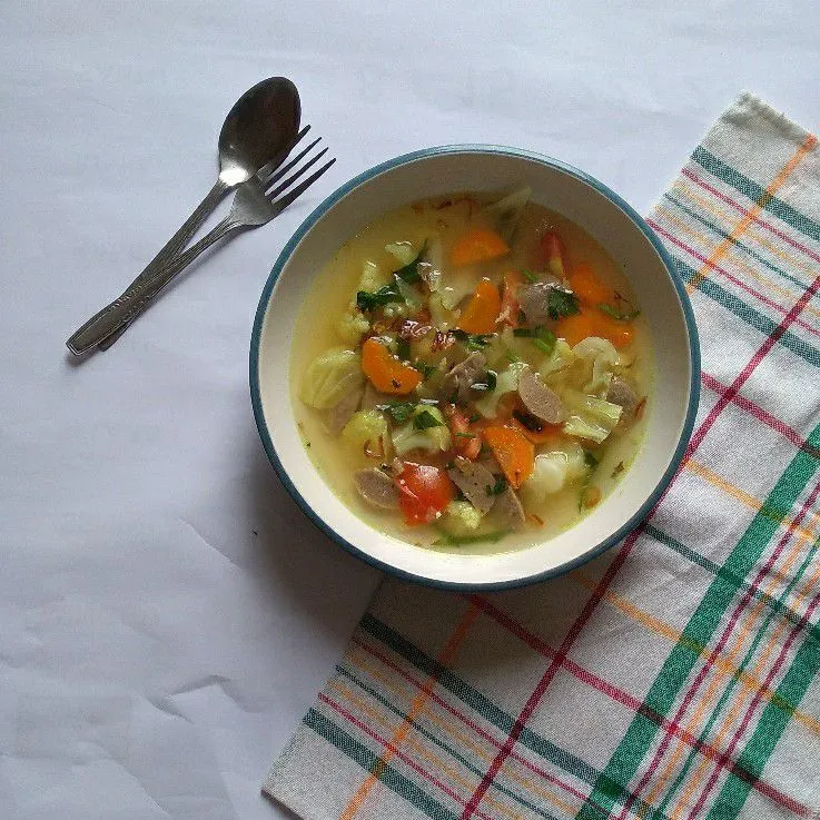 Sup Bakso Sapi Sayur