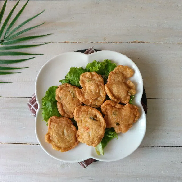 Perkedel Udang Putih Telur