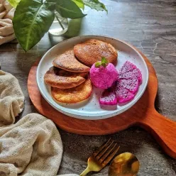 Pancake Es Buah Naga