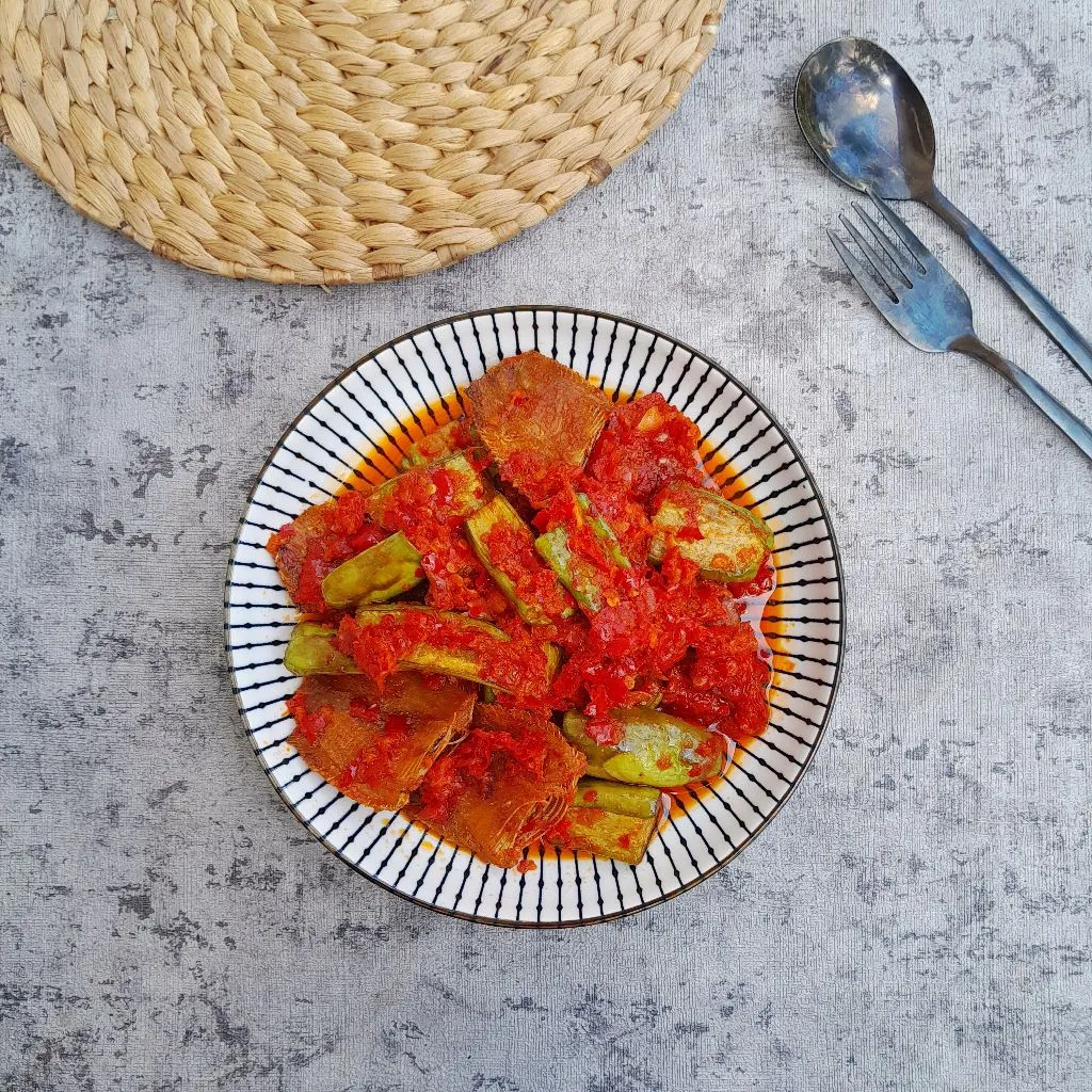 Balado Sapek Terong Hijau