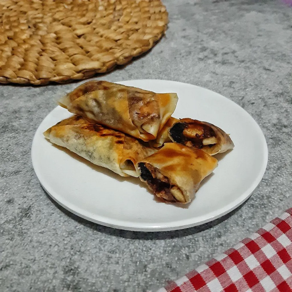 Banana Choco Springroll