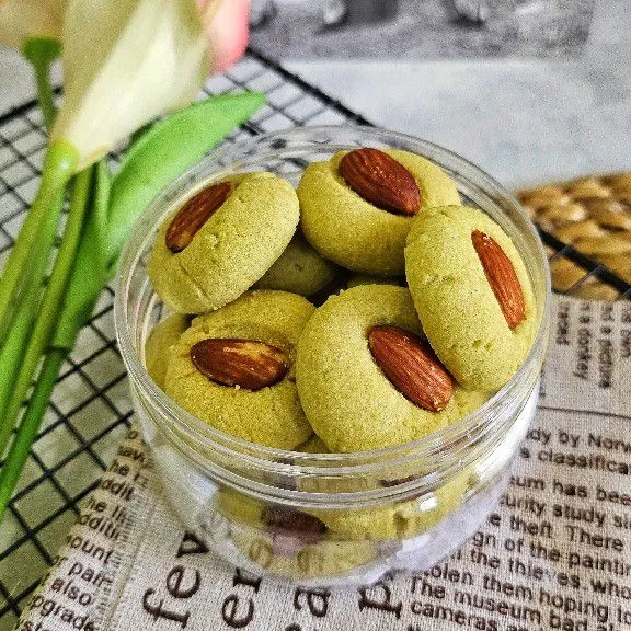 Greentea Almond Cookies