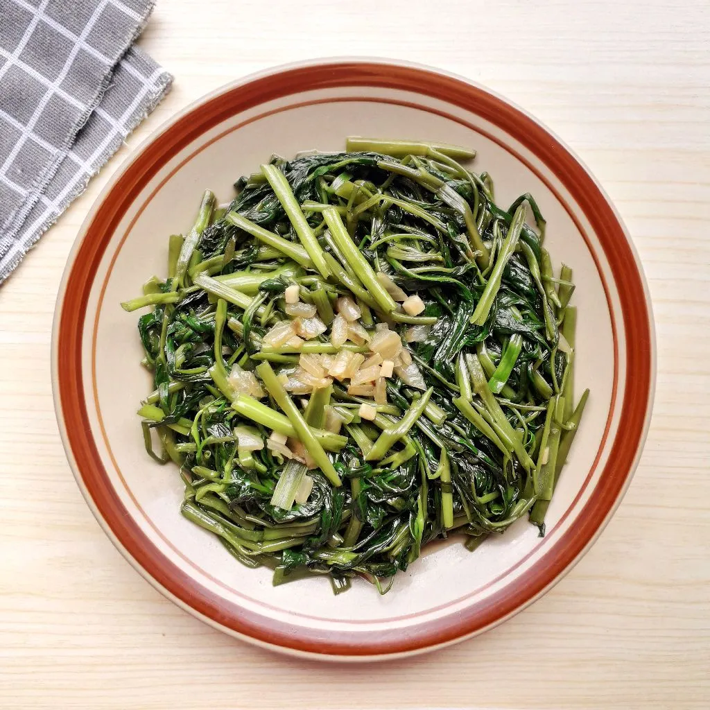 Tumis Kangkung Saus Teriyaki