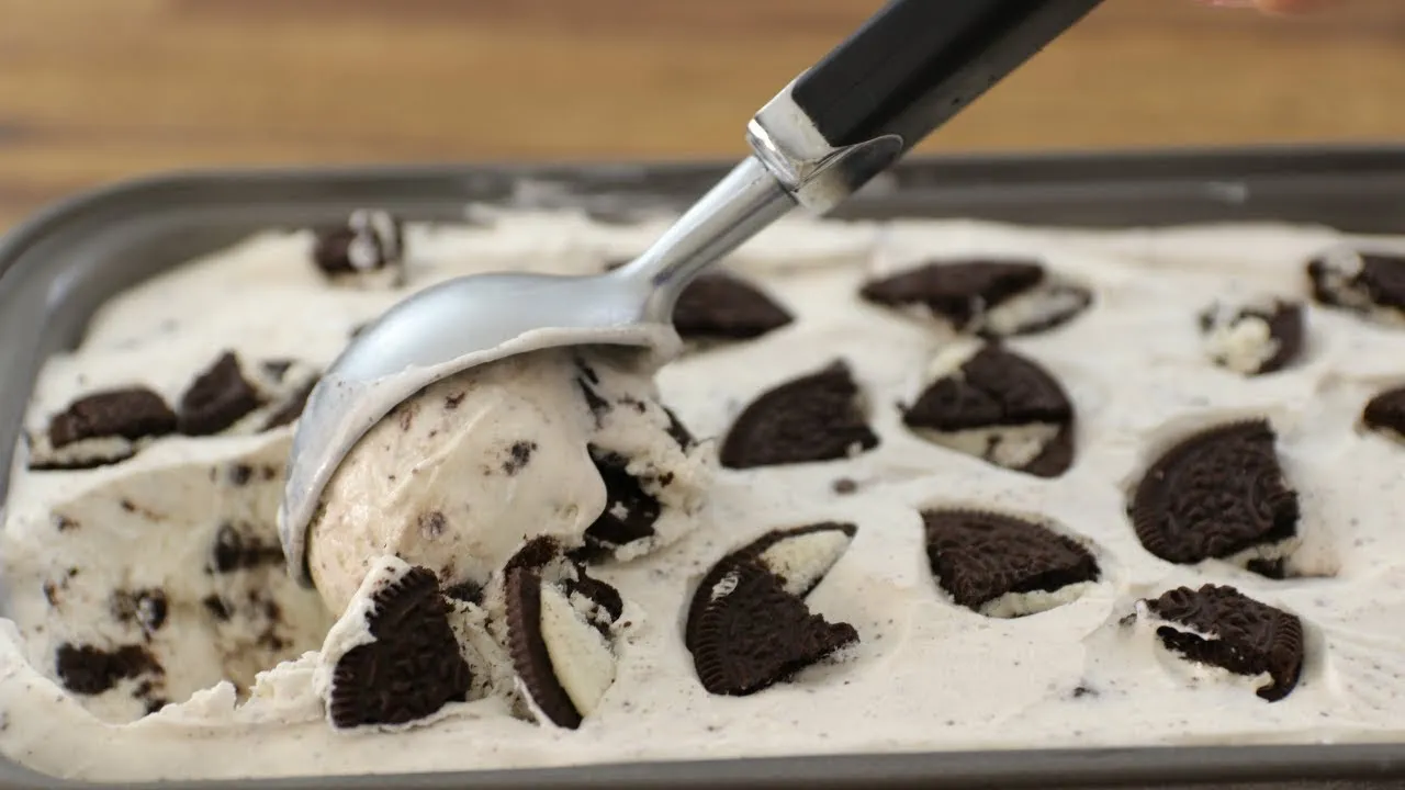 resep es krim Oreo