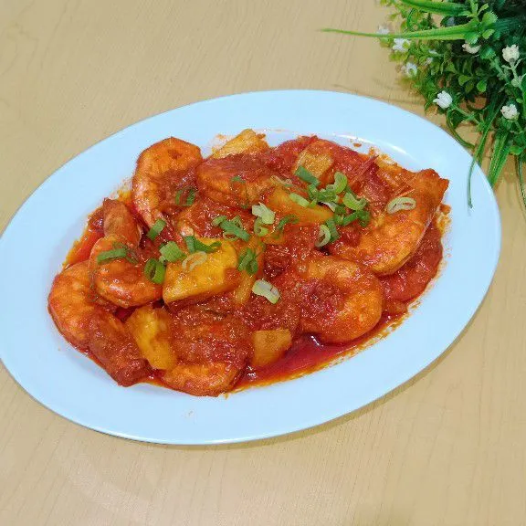 Udang Saos Pedas Manis