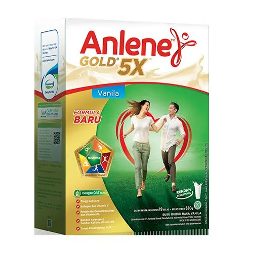 Anlene Gold 5x susu tinggi kalsium untuk dewasa