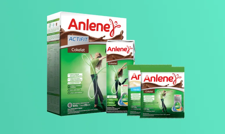 Anlene Actifit susu tinggi kalsium untuk dewasa