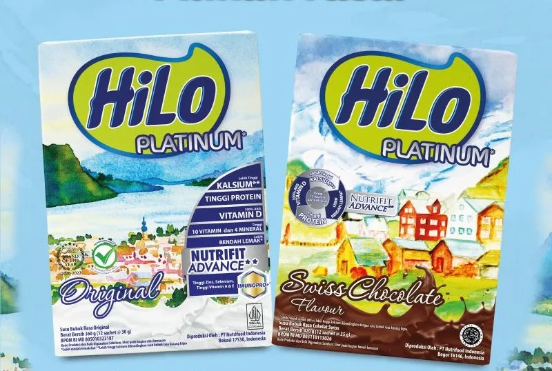 HiLo Platinum susu tinggi kalsium