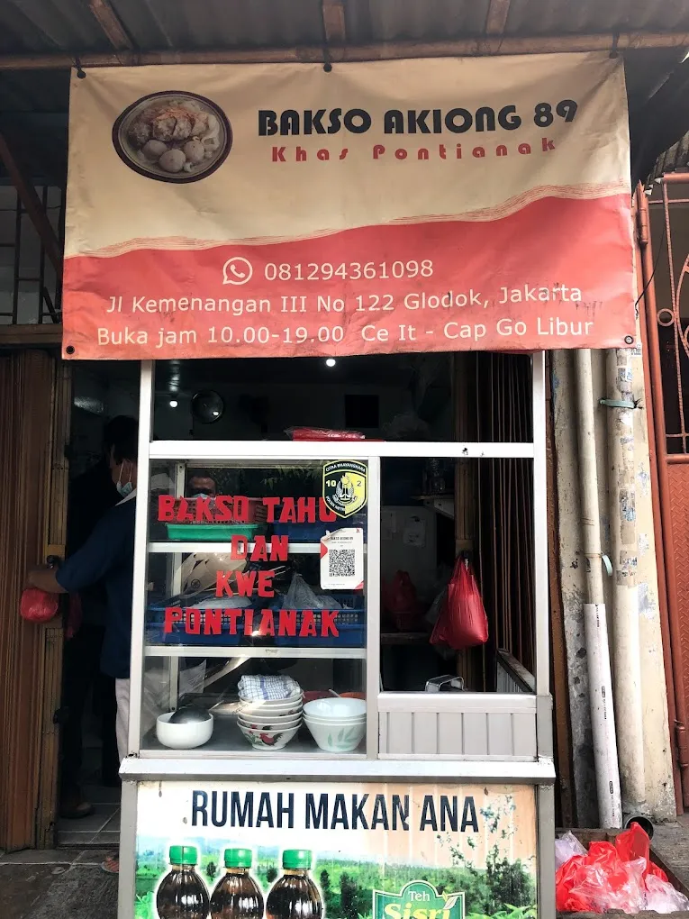 tempat makan di glodok enak Bakso Akiong 89