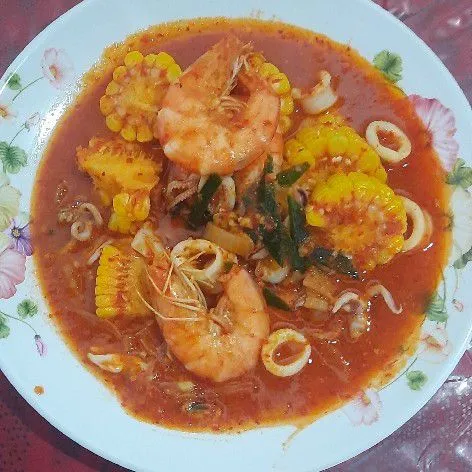 Udang Cumi Saus Padang