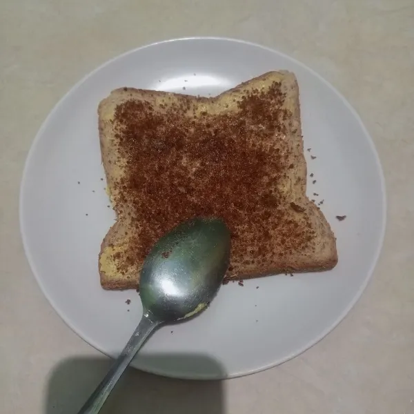 Taburi dengan gula aren dan ratakan juga