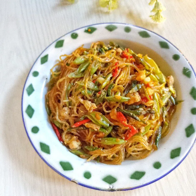 Soun Goreng Cabe Hijau