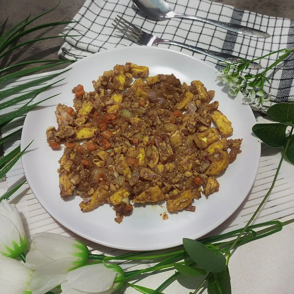 Tumis Tahu Telur Ragout