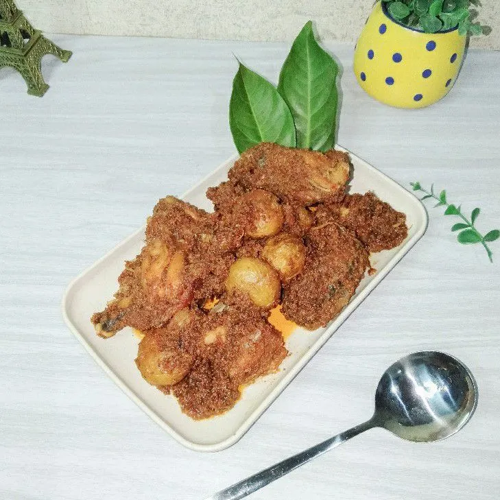 Rendang Ayam #1Resep1NasiBungkus2024