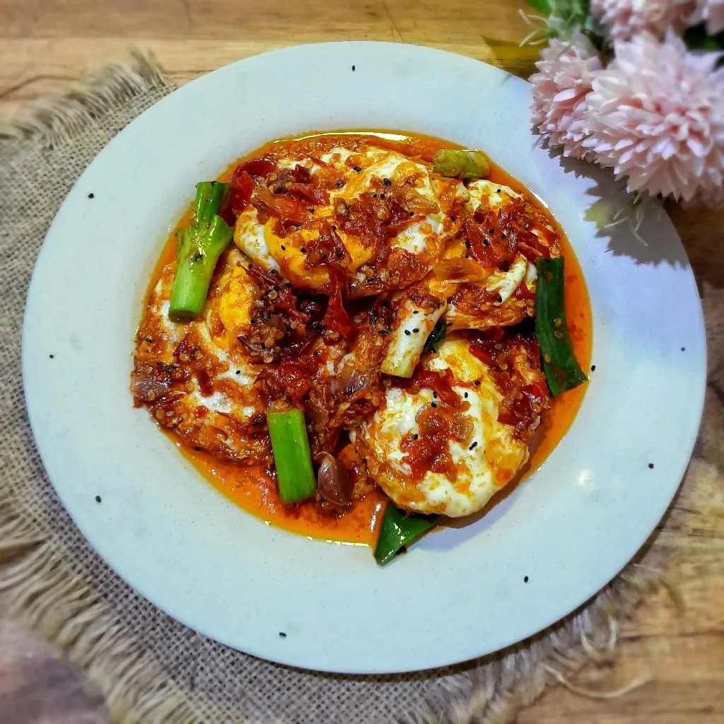 Sambalado Telur Mata Sapi