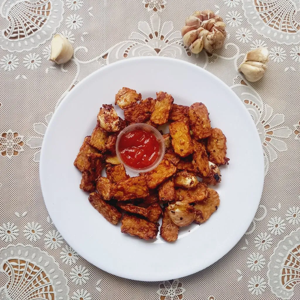 Tempe Goreng Bawang Putih