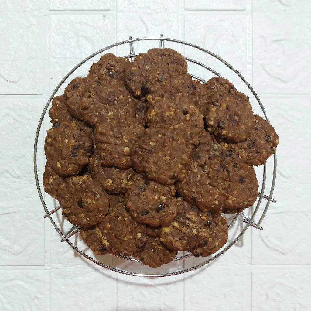 Double Choco Oatmeal Cookies