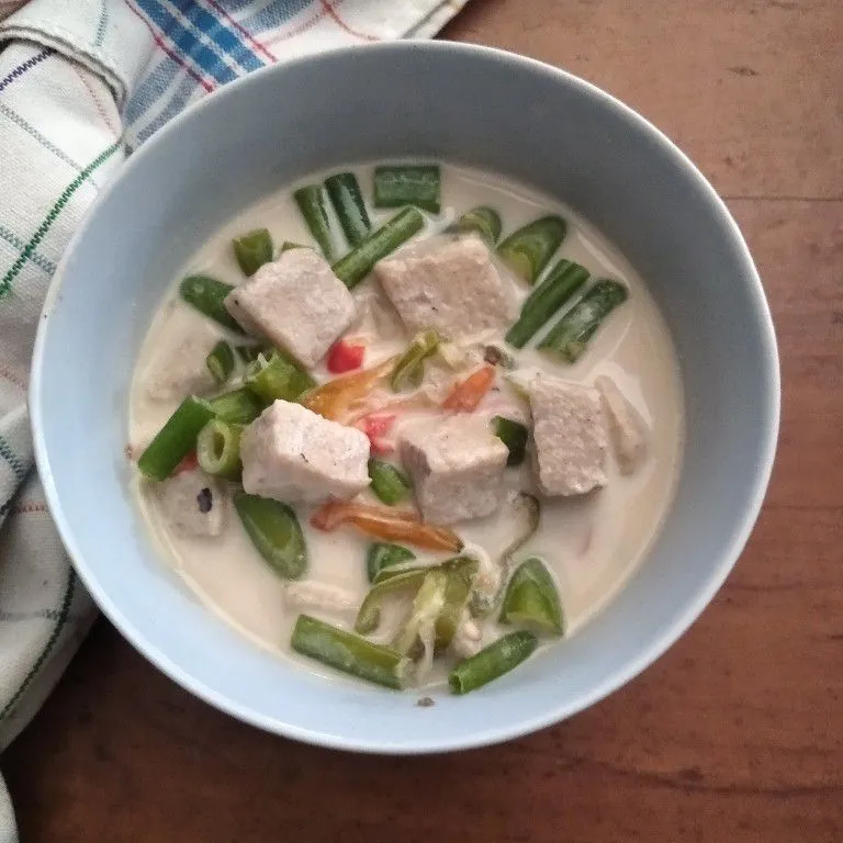 Lodeh Tempe Gembus Bunga Bawang