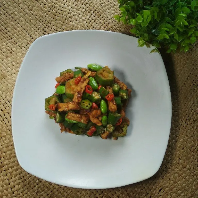 Oseng Okra Tempe Pete